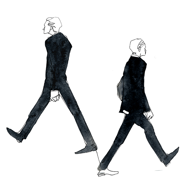 Mens Walk Illustration